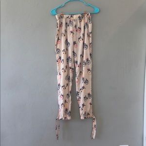 Silky Funky-Patterned Capri pant or Pajama bottoms